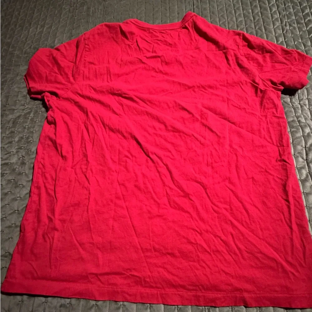 Polo Ralph Lauren,‎ red short sleeve T-shirt blue pony logo size XL